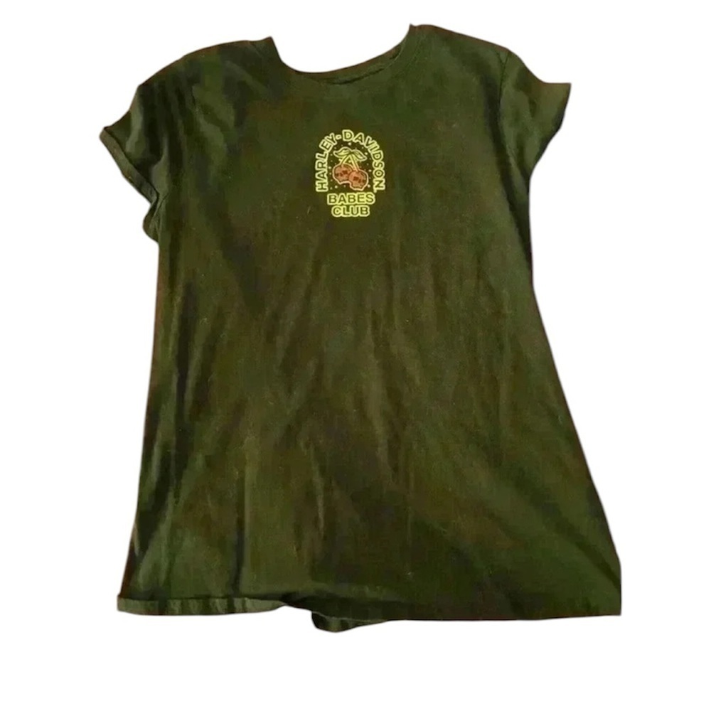 Harley-Davidson girls club tshirt ladies  black size large